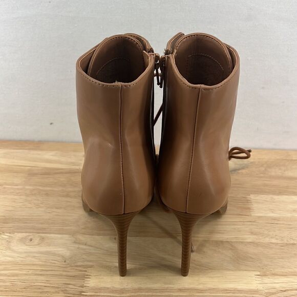 INC International Concepts Florita Lace-Up Shooties- Luggage- Size 6 M- NIB - Picture 3 of 7